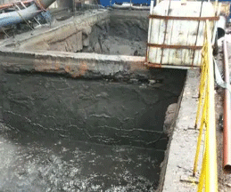 湛河污水池清理防水计划和措施
