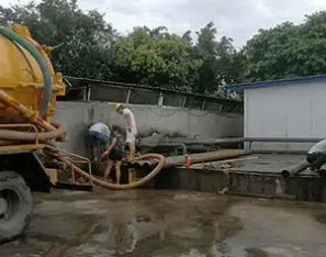 湛河抽化粪池自动清理的方法